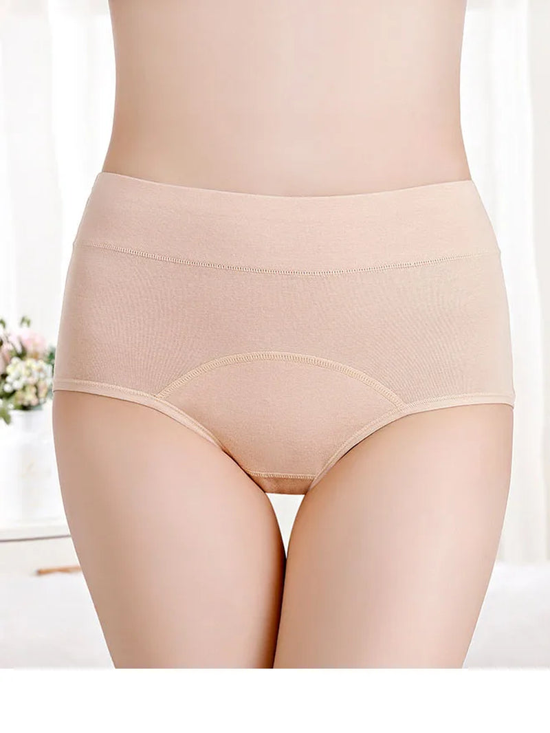 Female Physiological Pants Leak Proof Menstrual Women Underwear Period Panties Cotton Health Seamless Briefs in the Waist Warm