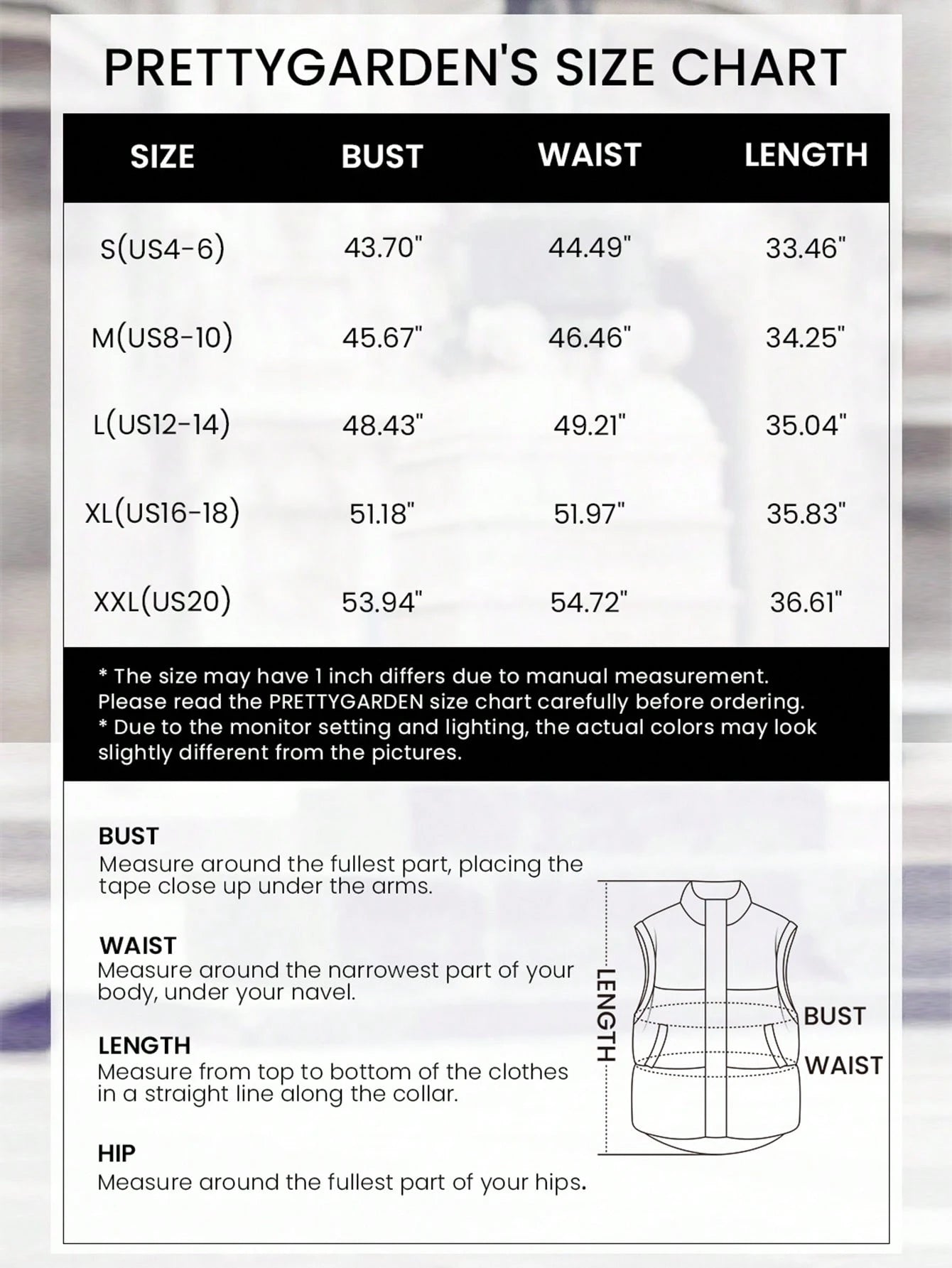 Women'S Fall Reversible Vest Sleeveless Wool Jacket Zipper Hoodie Pocket Long Warm Winter Coat Coat