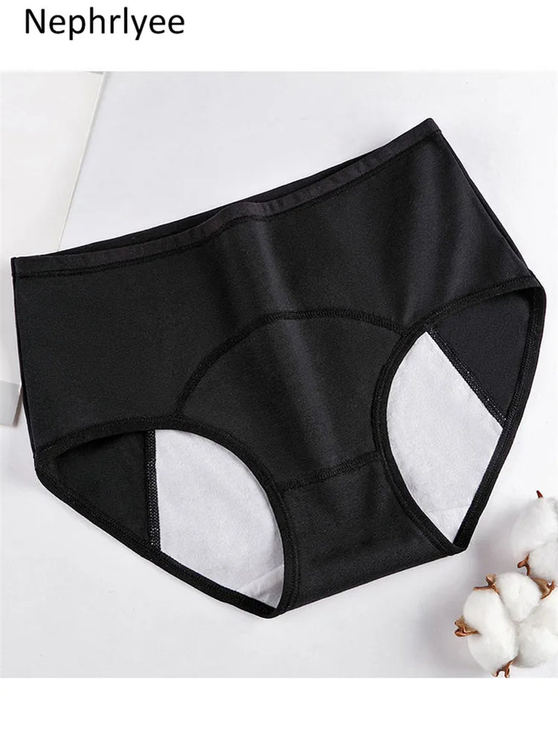 Female Physiological Pants Leak Proof Menstrual Women Underwear Period Panties Cotton Health Seamless Briefs in the Waist Warm