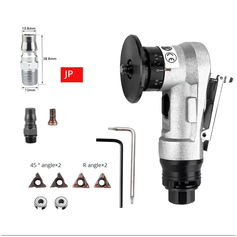 Mini Chamfering Machine Pneumatic Beveling Machine for Inner Hole Deburring Linear Spare Carbide Turning Inserts and Bearings