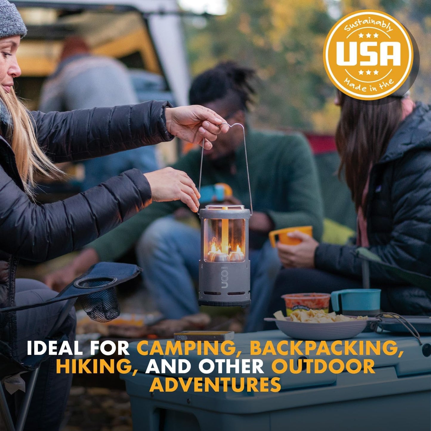 12-Hour Natural Beeswax Long-Burning Candles for Candle Lanterns and Emergency Preparedness, Made in USA