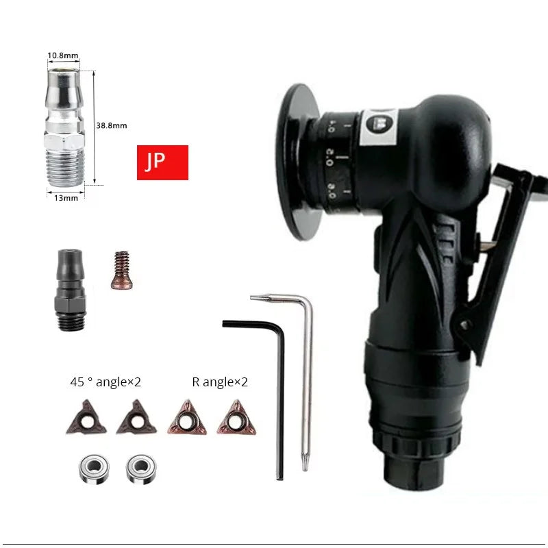 Mini Chamfering Machine Pneumatic Beveling Machine for Inner Hole Deburring Linear Spare Carbide Turning Inserts and Bearings