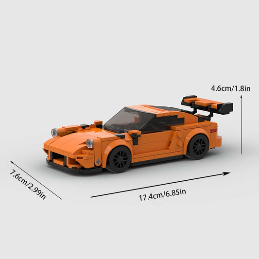 314 Pcs GT RS Moc MOC Speed Building Blocks Champions City Sports Racing Vehicle DIY Toys for Children Boy