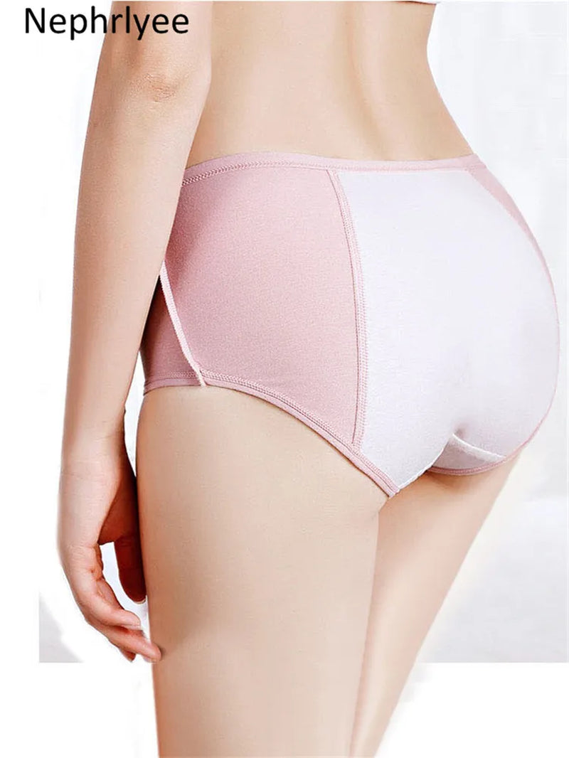 Female Physiological Pants Leak Proof Menstrual Women Underwear Period Panties Cotton Health Seamless Briefs in the Waist Warm