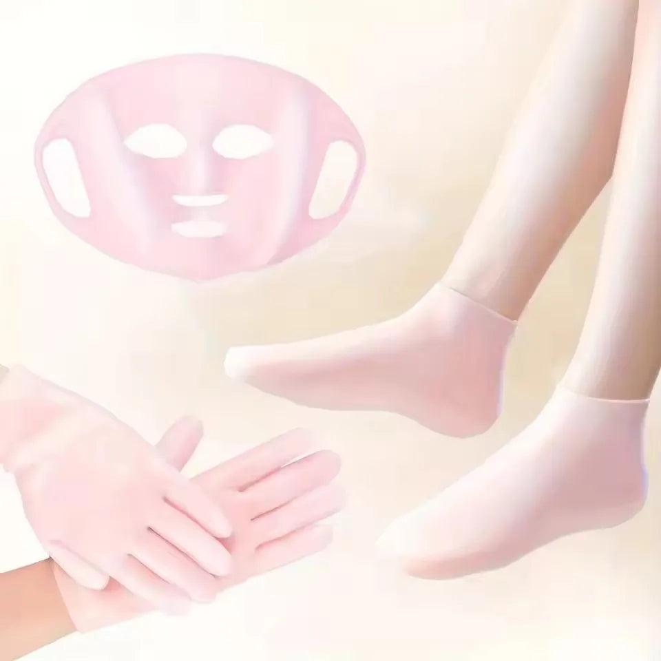 2-Pack Silicone Moisturizing Gloves Exfoliate to Prevent Dry Hands and Leave Hands Smooth and Soft Hand Care Tool