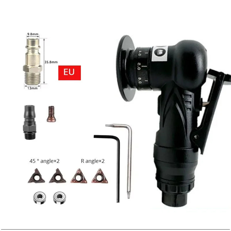 Mini Chamfering Machine Pneumatic Beveling Machine for Inner Hole Deburring Linear Spare Carbide Turning Inserts and Bearings