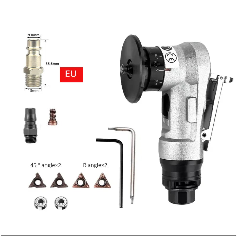 Mini Chamfering Machine Pneumatic Beveling Machine for Inner Hole Deburring Linear Spare Carbide Turning Inserts and Bearings