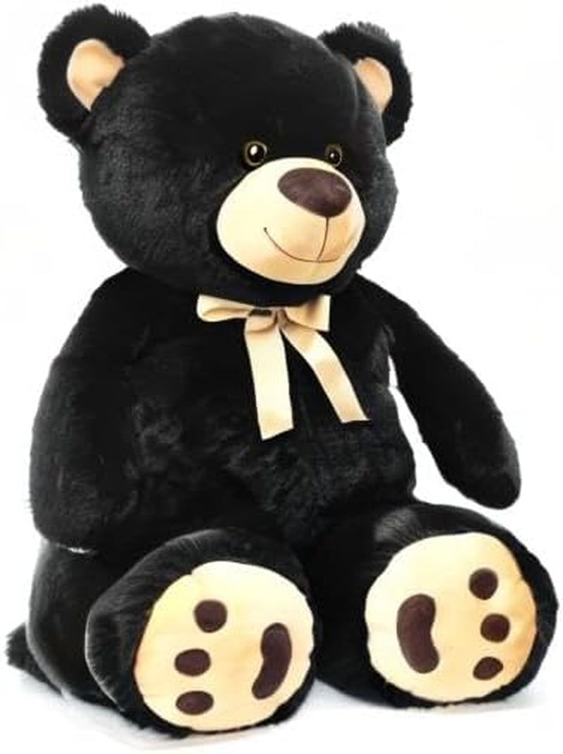 3 Feet Giant Teddy Bear Stuffed Animal, 36 Inch Large Bear Plush Toy with Footprints for Birthday, Anniversary, for Boyfriend, Girlfriend