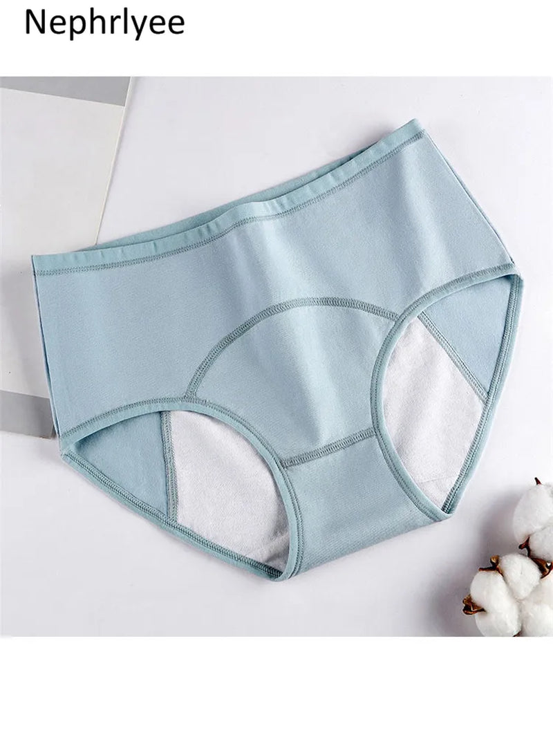 Female Physiological Pants Leak Proof Menstrual Women Underwear Period Panties Cotton Health Seamless Briefs in the Waist Warm