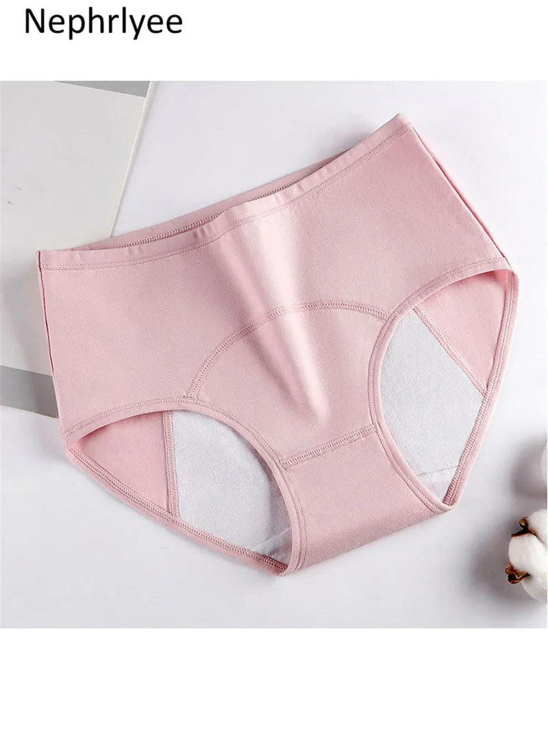 Female Physiological Pants Leak Proof Menstrual Women Underwear Period Panties Cotton Health Seamless Briefs in the Waist Warm