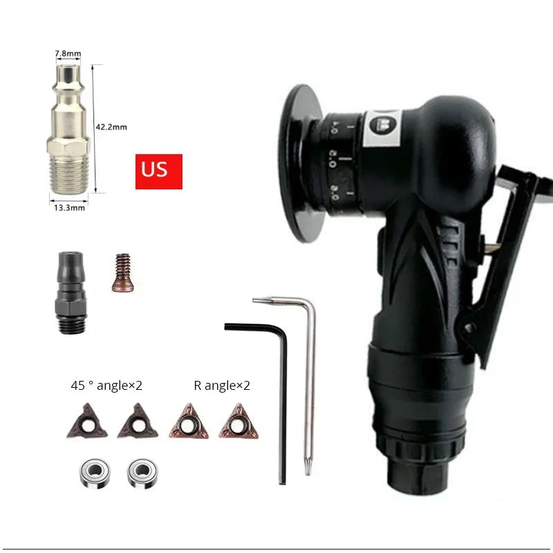 Mini Chamfering Machine Pneumatic Beveling Machine for Inner Hole Deburring Linear Spare Carbide Turning Inserts and Bearings