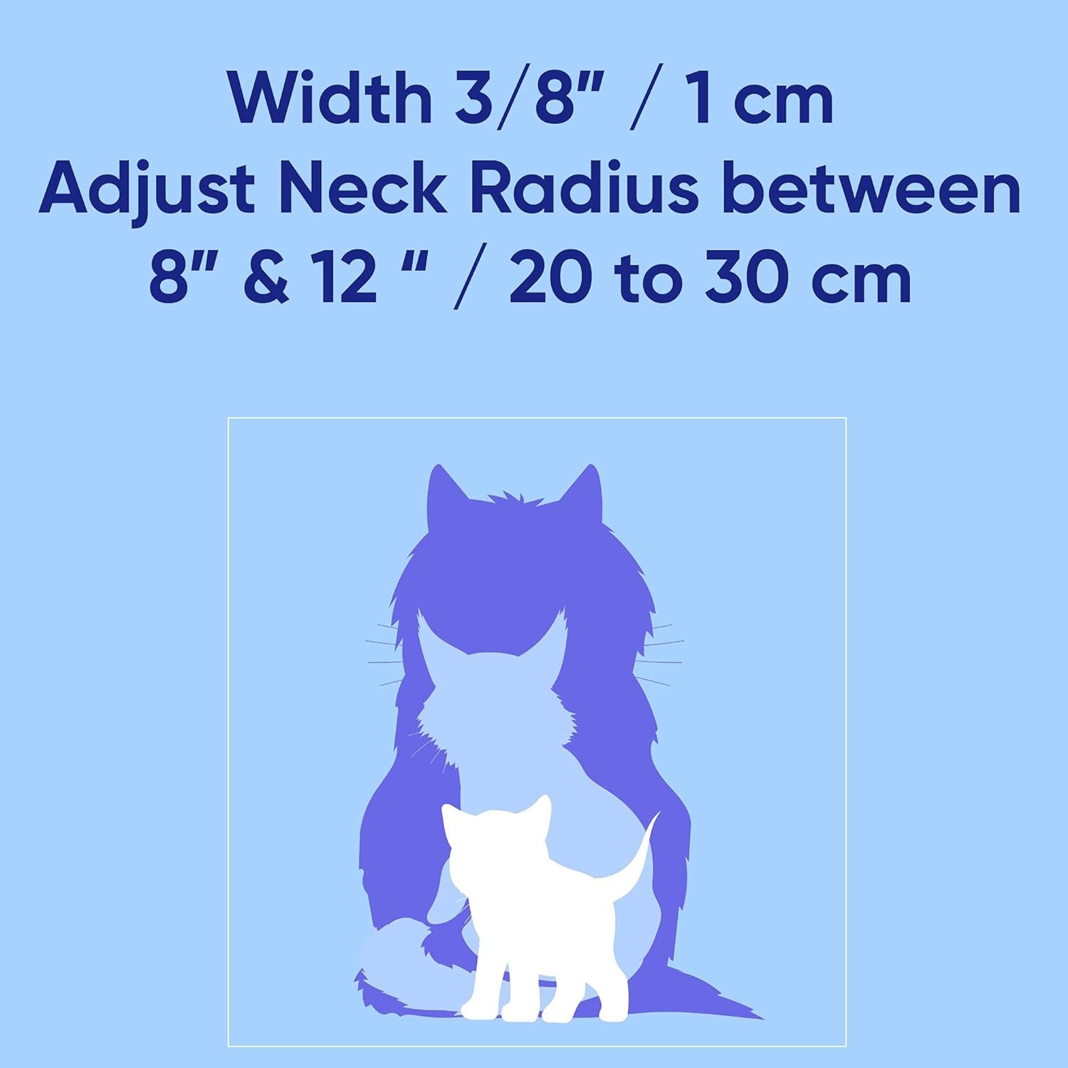 Glow in the Dark Cat Collar Kitten Collar with Safety Buckle and Removable Bell - Teal